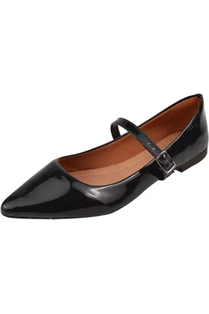 NAMORATTA Sapatilha Bico Fino Boneca Feminina Confortável Slip On Moda Tendência