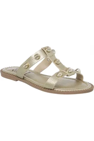 Stessy Shoes Sandália Rasteirinha Feminina H Flat Básica Casual Rasteira