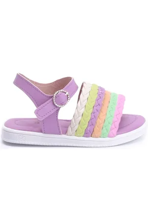 Worldcolors Infantil - Sandália Feminina Belinha - Multicolor/Lilas