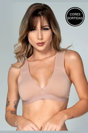 VEKYO Soutien Sem Bojo Alça de Espuma Cores Sortidas