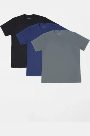 Hering Kit Com 3 Camisetas Esportivas Masculina Manga Curta Com Proteção UV 50+