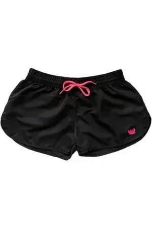 Relaxado Short Bermuda Moda Praia Feminino Tactel Liso