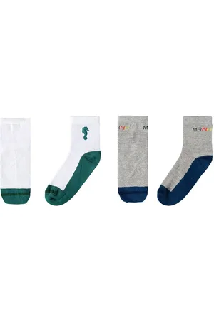 Onda Marinha Infantil - Kit Meias 2 Pares Cano Médio Masculino