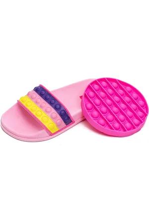Mini-Pé Infantil - Chinelo Slide Feminino Pop it - AS353 BB