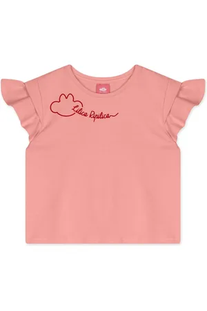 Lilica Ripilica Infantil - Blusa Manga Curta Feminina