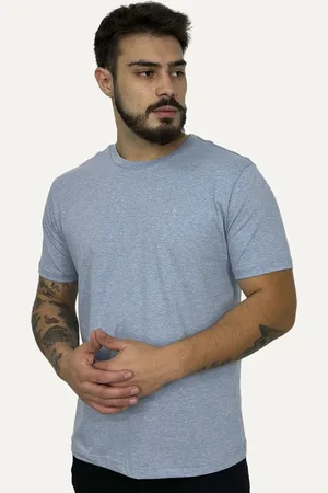Aramis Camiseta Masculina Malha Fio a Fio Mescla