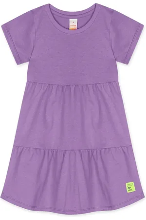 Marisol Infantil - Vestido Manga Curta Com Aroma Feminino
