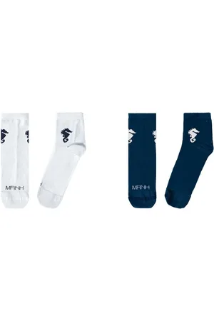 Onda Marinha Infantil - Kit Meias 2 Pares Cano Médio Masculino