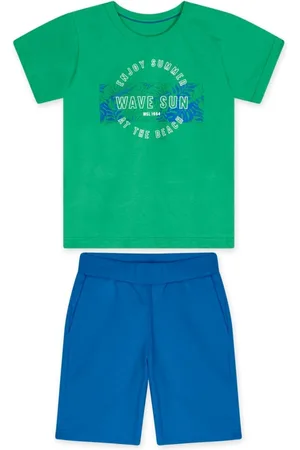 Marisol Infantil - Conjunto Curto Moletom Masculino