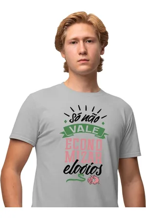 Genuine Camiseta Masculina Não Vale Economizar Elogios 100% Algodão