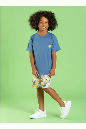 Molekada Infantil - Conjunto Verão Menino Camiseta E Bermuda Coala