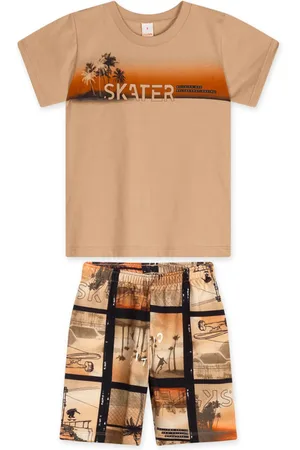 Marisol Infantil - Conjunto Curto Moletom Masculino