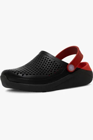 Pópidí Infantil - Sandalia Babuche Masculino Pópidi Menino Chinelo Preto Vermelho