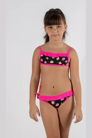 Bella Fiore Modas Biquíni Com Babadinho Estampado Top Amarração