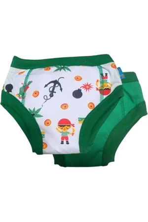 Ecoeplay Kit Desfralde - Cuecas de treinamento Piratinha Verde