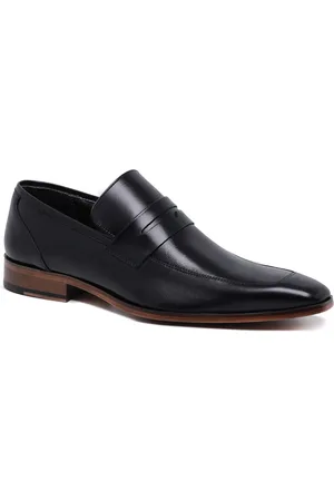 Malbork Sapato Social Loafer Penny em Couro Sola Couro 122P