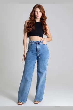 SAWARY Calça Jeans Wide Leg - 277230 -
