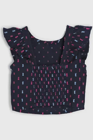 GAP Infantil - Blusa Estampada Azul-Marinho