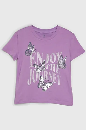 GAP Infantil - Camiseta Full Print Lilás