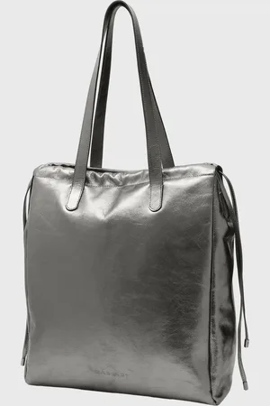 Mariart Bolsa Tote Couro Maxi Rosa Carbono