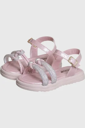 Kidstep Infantil - Sandália Feminina Tira Nó Strass tep