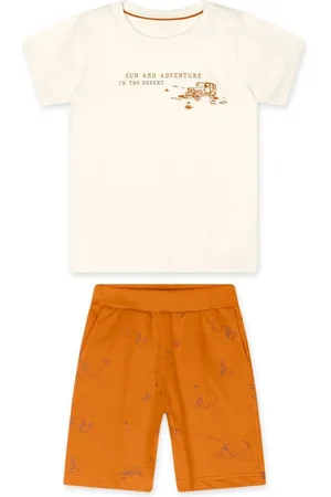 Marisol Infantil - Conjunto Curto Moletom Masculino