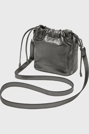 Mariart Bolsa Transversal Couro Mini Cravo Carbono