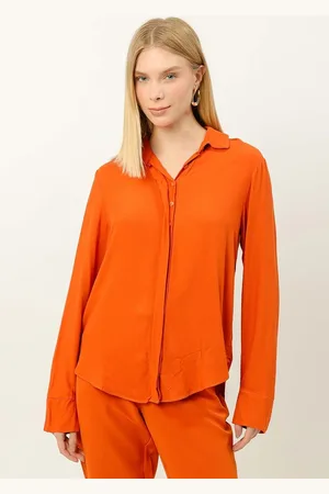 LEZ A LEZ Camisa Manga Longa em Viscose Clássica