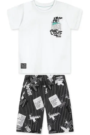 Marisol Infantil - Conjunto Curto Moletom Masculino