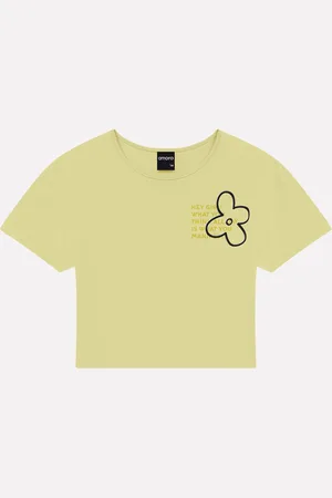 AMORA Infantil - Blusa Cropped Menina
