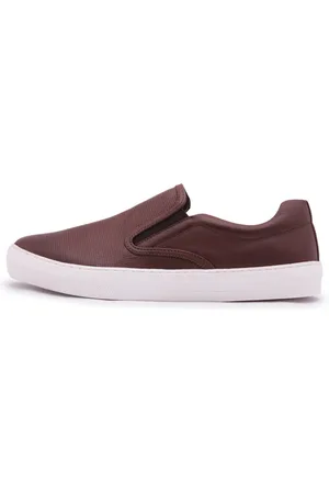 Centuria Calçados Slip On Centuria em Couro Chocolate