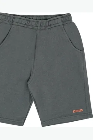 Pulla Bulla Infantil - Bermuda Menino - Carbono - 50766-1280