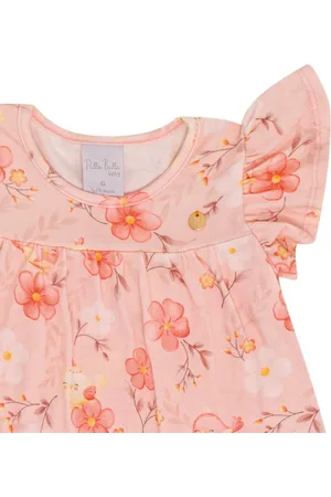 Pulla Bulla Infantil - Body Vestido Menina - Digital Rose - 50513-1123 Rosa