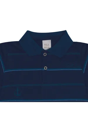 Pulla Bulla Infantil - Polo Primeiros Passos Menino - Marinho - 50660-58