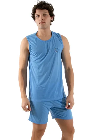 Linha Noite Pijama Regata Masculina