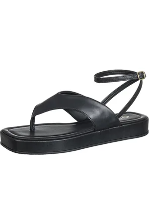 Gigil Sandália Feminina Chinelo Flatform Tamanco Sola Reta Papete Dedo Confort