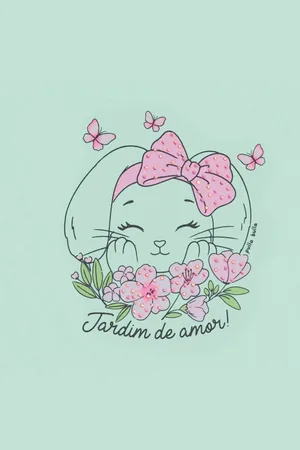 Pulla Bulla Infantil - Blusa Primeiros Passos Menina - Tiffany - 50601-1266