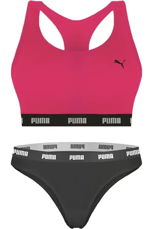 PUMA Kit Top Nadador + Calcinha Biquíni Feminino