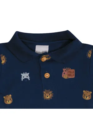 Pulla Bulla Infantil - Body Menino - Marinho - 50555-58