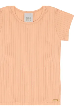 Pulla Bulla Infantil - Blusa Primeiros Passos Menina - Pessego - 50603-1292