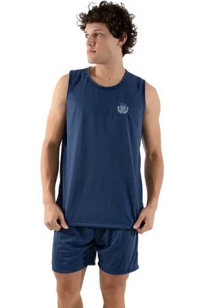 Linha Noite Pijama Masculino Regata