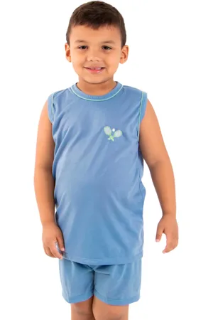 Linha Noite Pijama Masculino Regata