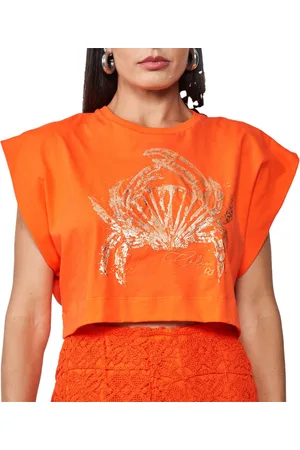 Colcci Camiseta Loose Pr25 Purpurina Feminino