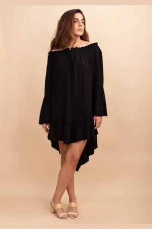 Amazonia Vital Vestido Curto Viscose Com Babados