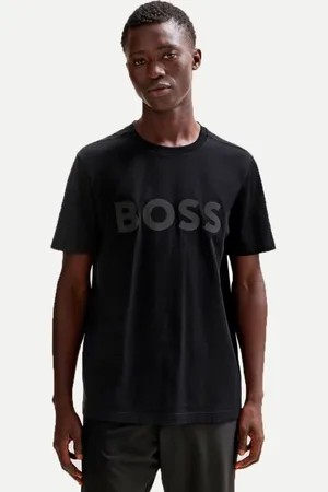 HUGO BOSS Camiseta Regular Tee Mirror 1 Preta