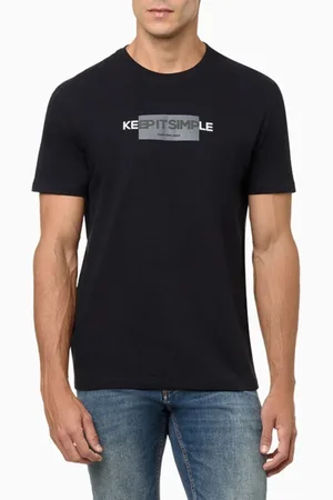 Calvin Klein Camiseta MC CKJ Masc Keep It Simples