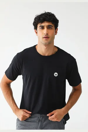 Hang Loose Camiseta Reta Silk Logo Classic Preta