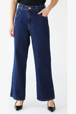 LANCA PERFUME Calça Jeans Super Hight Pesponto
