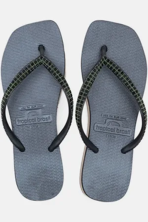 Tropical Brasil Chinelo Tamanco Strass com Areia