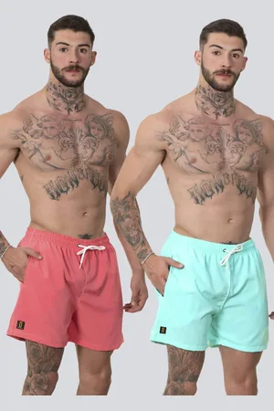 Lucas Lunny Kit 2 Short Masculino Bermuda Praia Básico Mauricinho Rf290 Colorido